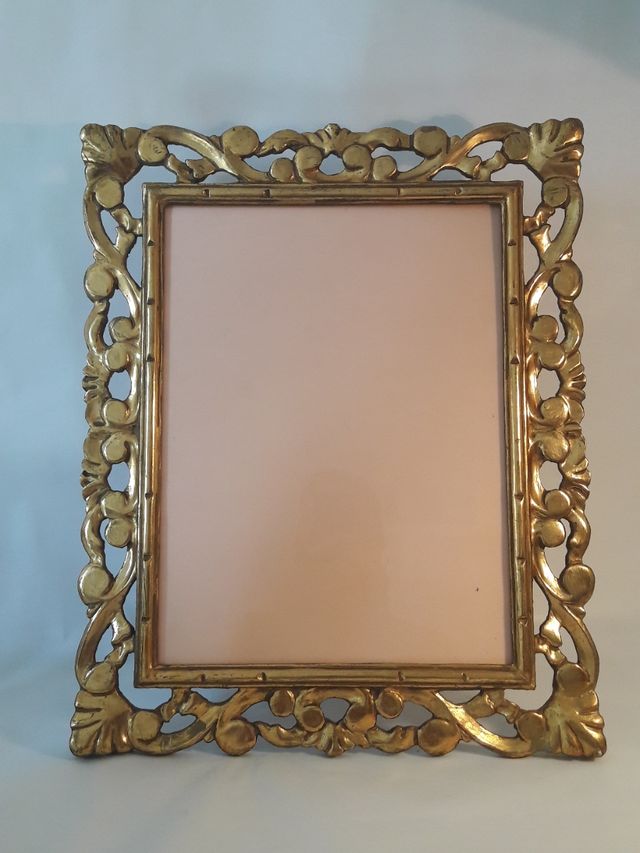 PORTARRETRATOS CORNUCOPIA MADERA/PAN DE ORO