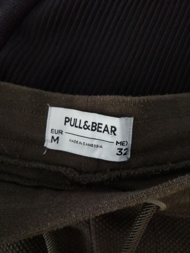 Pantalón pique jogger Pull&Bear caqui