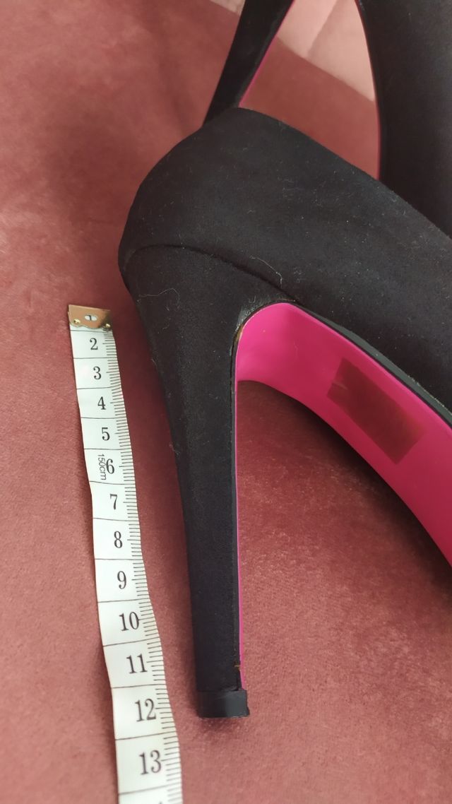 Nuevos - t39 tacones negros fiesta