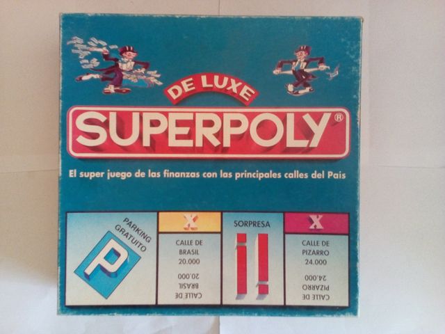juego de mesa superpoly deluxe monopoly
