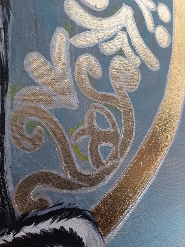 cuadro abstracto.  moderno.  decoración