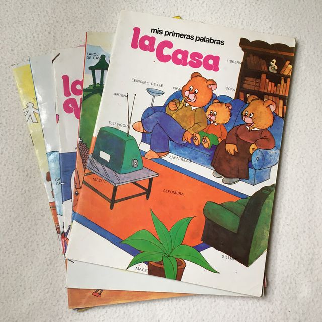 Lote de 5 libros "Mis Primeras Palabras" - 1981