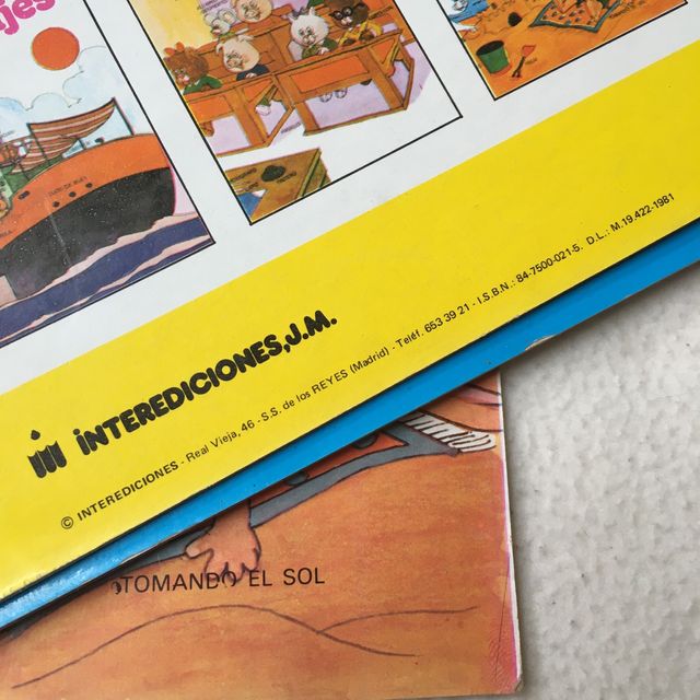 Lote de 5 libros "Mis Primeras Palabras" - 1981