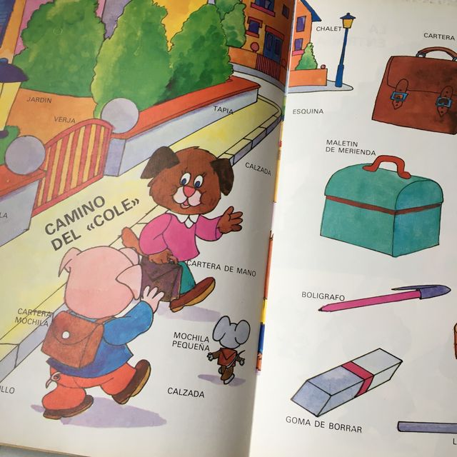 Lote de 5 libros "Mis Primeras Palabras" - 1981