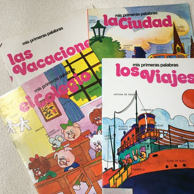 Lote de 5 libros "Mis Primeras Palabras" - 1981