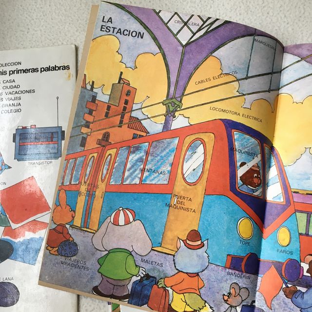 Lote de 5 libros "Mis Primeras Palabras" - 1981