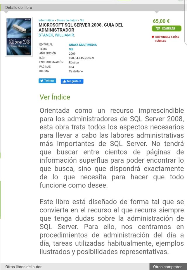 SQL server guia del administrador