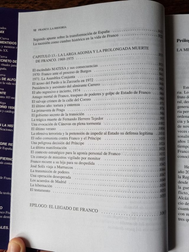 Libro Franco, la historia