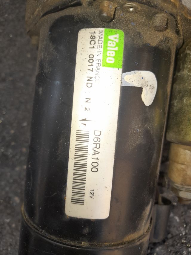 motor de arranque  saxo 1,5 diesel