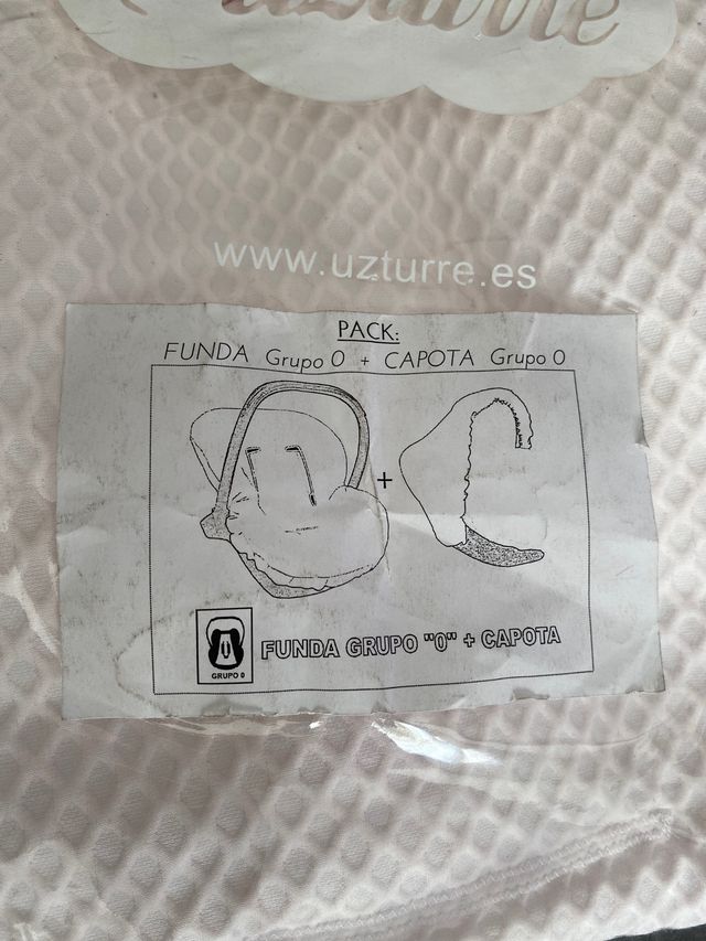 Funda maxi cosy grupo 0 + capota