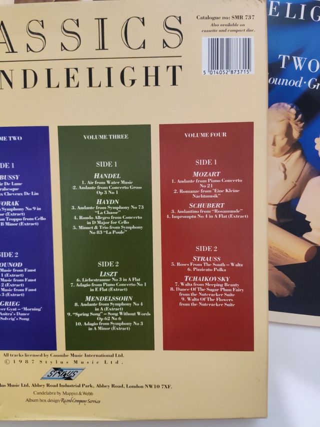 Classics by Candlelight - Box de 4 LP's