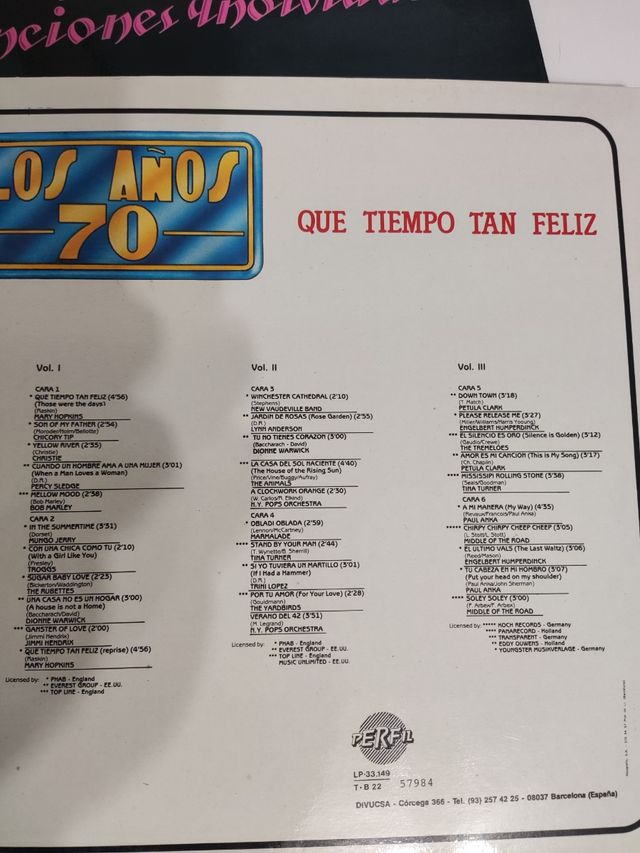 Lote LP's lo mejor de los 50, 60 i 70