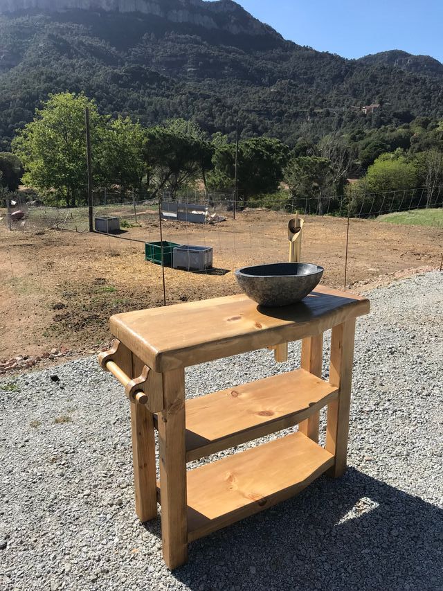 Mueble para Lavabo Rustico