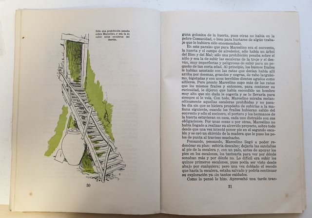 Libro MARCELINO PAN Y VINO año 1952