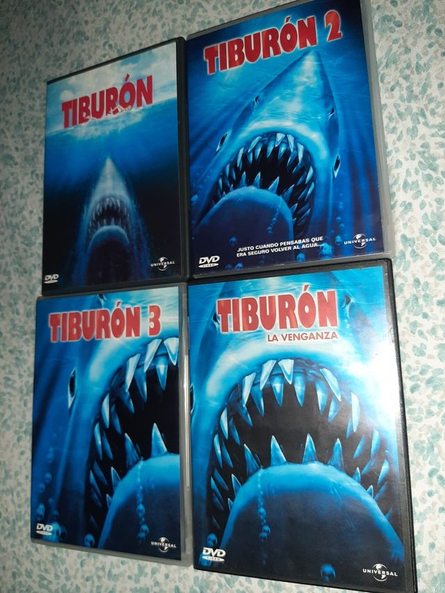 COLECCION SAGA COMPLETA TIBURON DVD DESCATALOGADAS