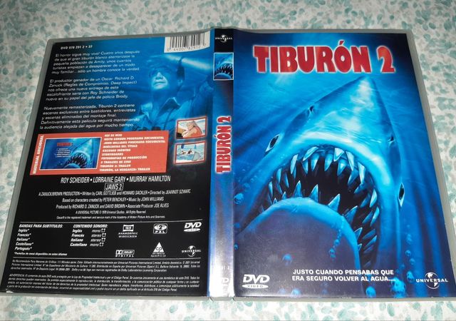 COLECCION SAGA COMPLETA TIBURON DVD DESCATALOGADAS