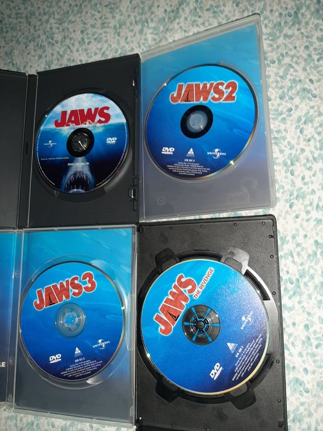 COLECCION SAGA COMPLETA TIBURON DVD DESCATALOGADAS