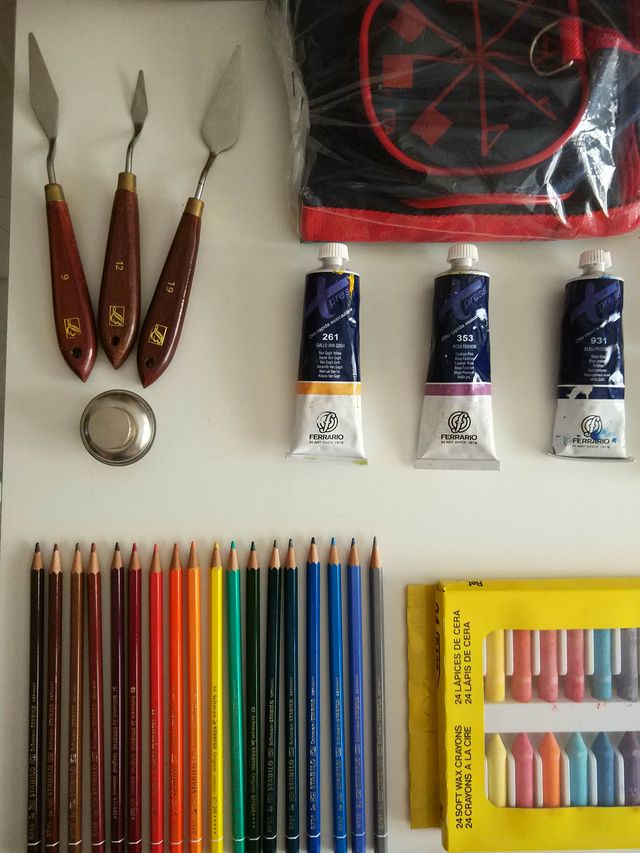 Lote de pintura, dibujo, Bellas Artes