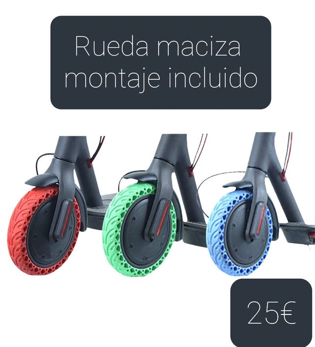 Rueda maciza Montaje incluido servicio express