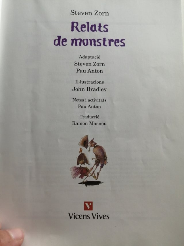 Relats de monstres. Ed. Vicens Vives