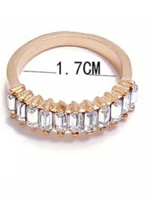 ANILLO PRECIOSO DE CIRCONITAS DE ACERO INOXIDABLE