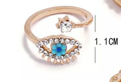 ANILLO DE ACERO INOXIDABLE BAÑADO EN ORO