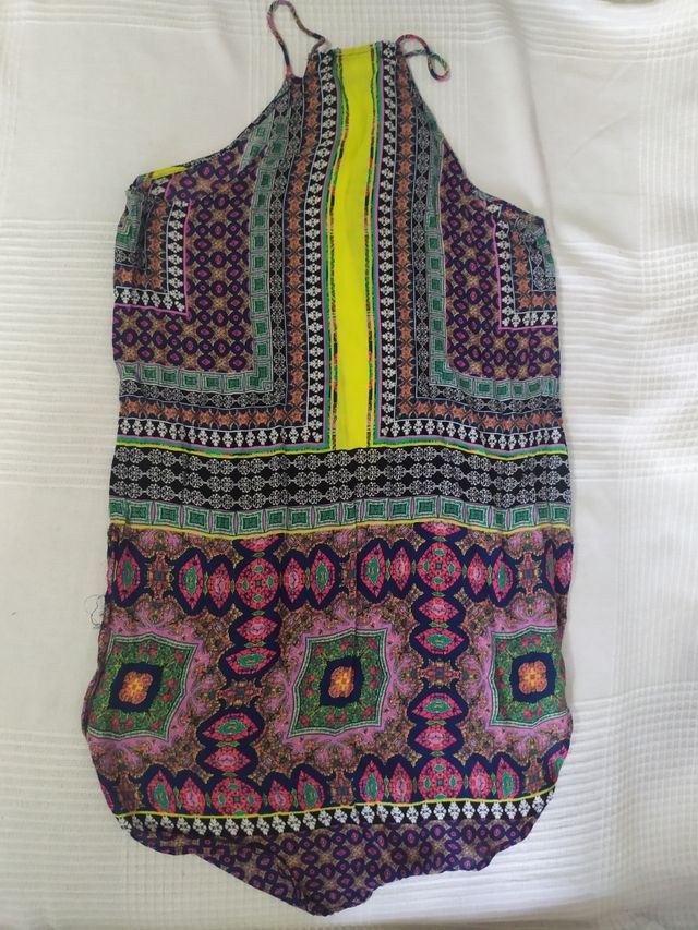 Blusa, playa, pareo, camiseta