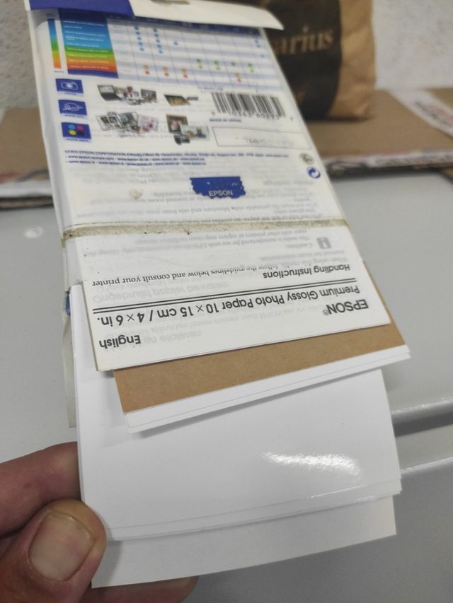 Papel fotográfico 10x15 brillante