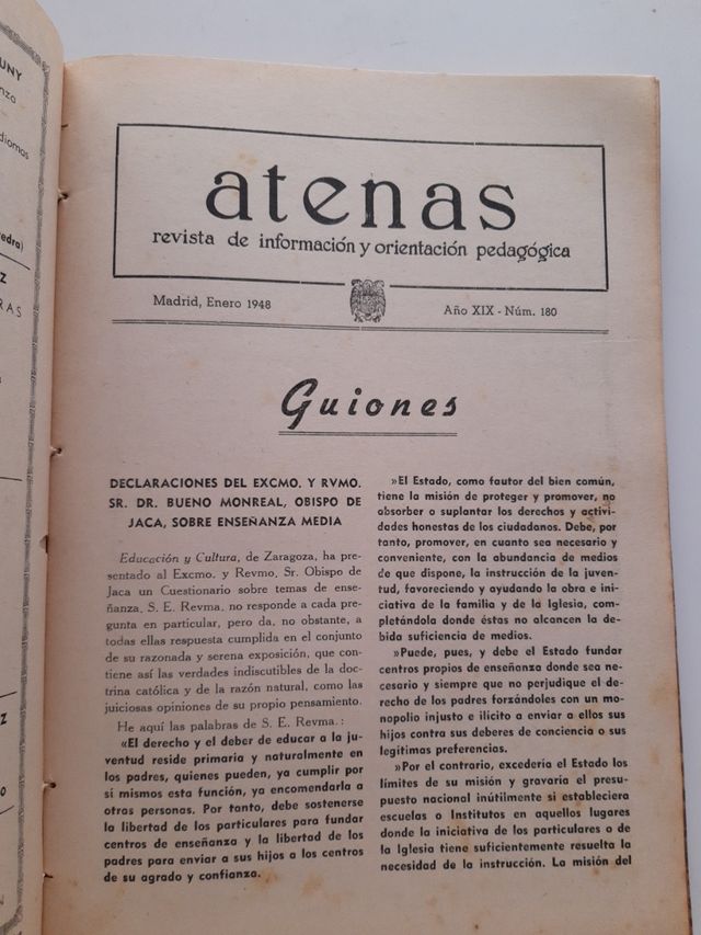 Atenas. Revista de información y orientación