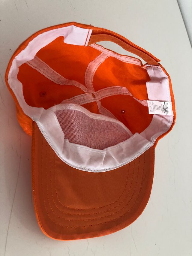 Gorra de adulto naranja NUEVA