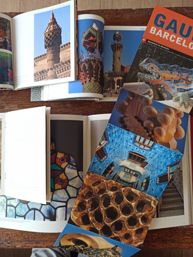 libros Gaudi, la colonia Güell, Gaudi arquitecto.