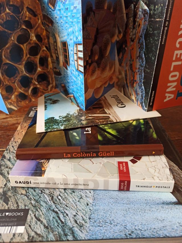 libros Gaudi, la colonia Güell, Gaudi arquitecto.