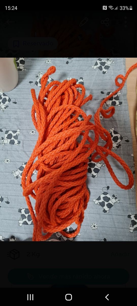 cabo o cuerda 10 metros