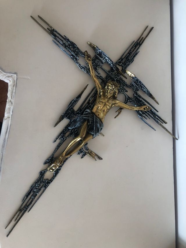 Cruz Crucifijo bronce