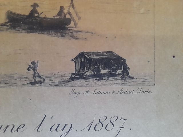 Grabado francés siglo XIX