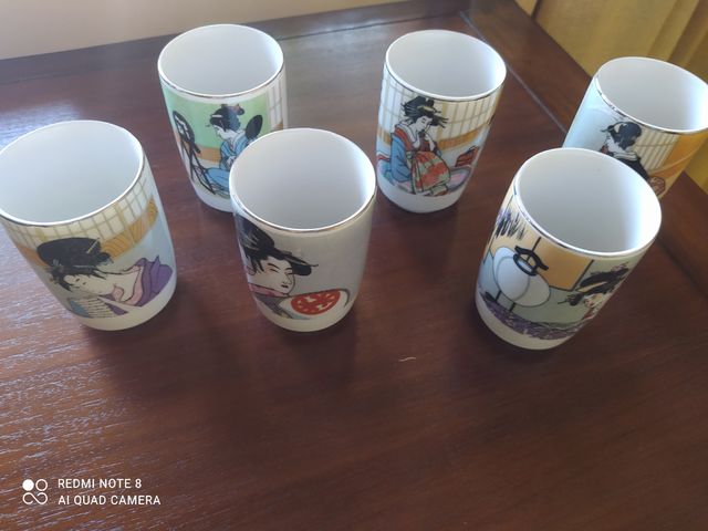 Vasos de cerámica antiguos