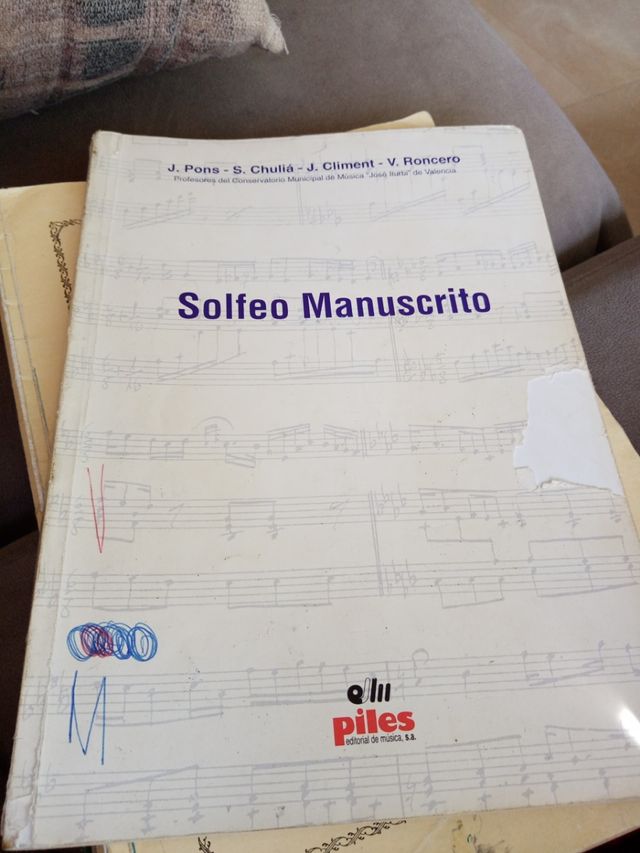 solfeo manuscrito