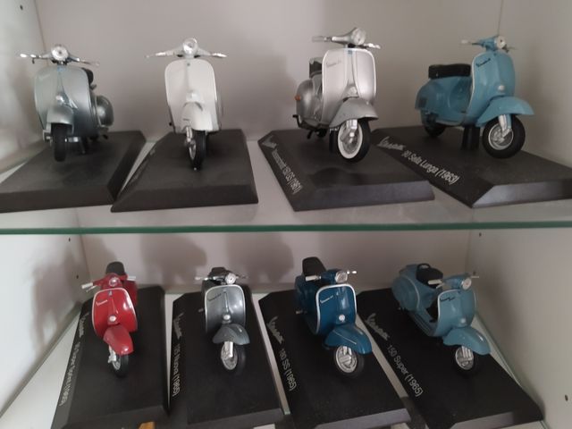 Colección Vespa RBA metal completa