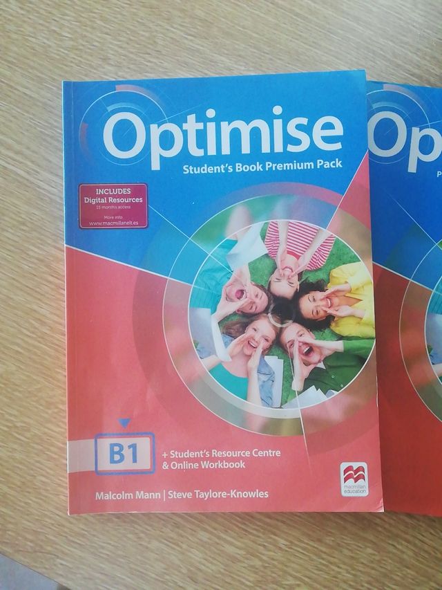 Libro inglés Optimise