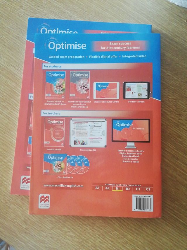 Libro inglés Optimise