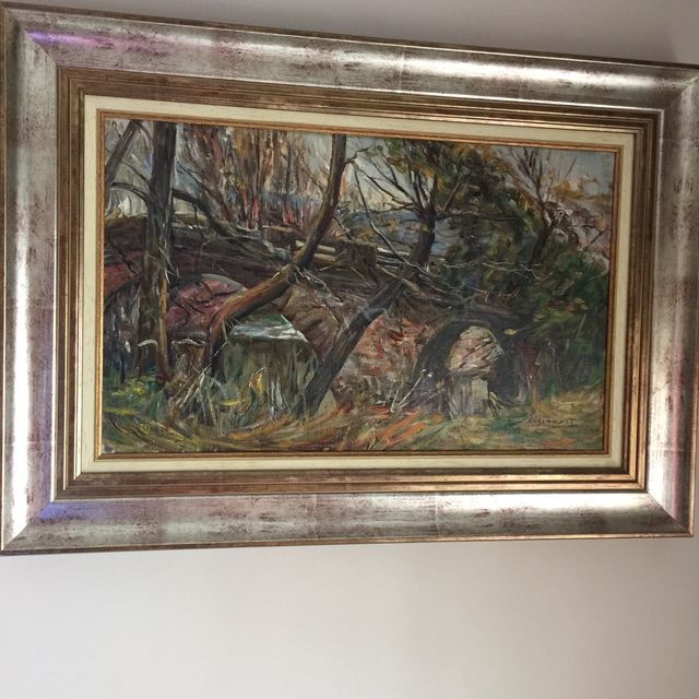 Oleo sobre lienzo de Javier Viscarret