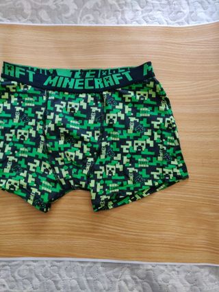 Calzoncillo Boxer niño Minecraft de segunda mano por 7 EUR en Cornellà de  Llobregat en WALLAPOP