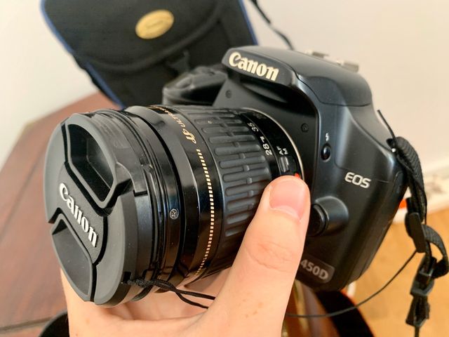 Canon Eos 450D con accsorios