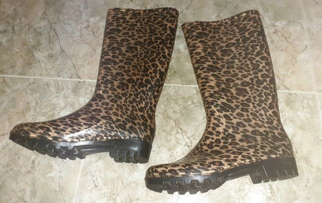 Botas altas de agua, suaves por dentro,calentitas