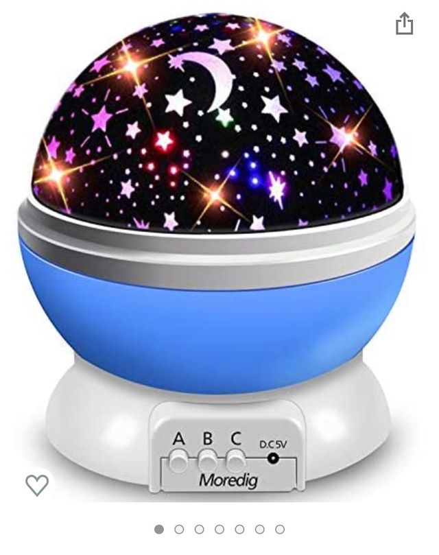 Lámpara de estrellas infantil