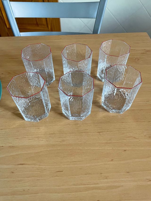 Lote de 6 vasos vintage