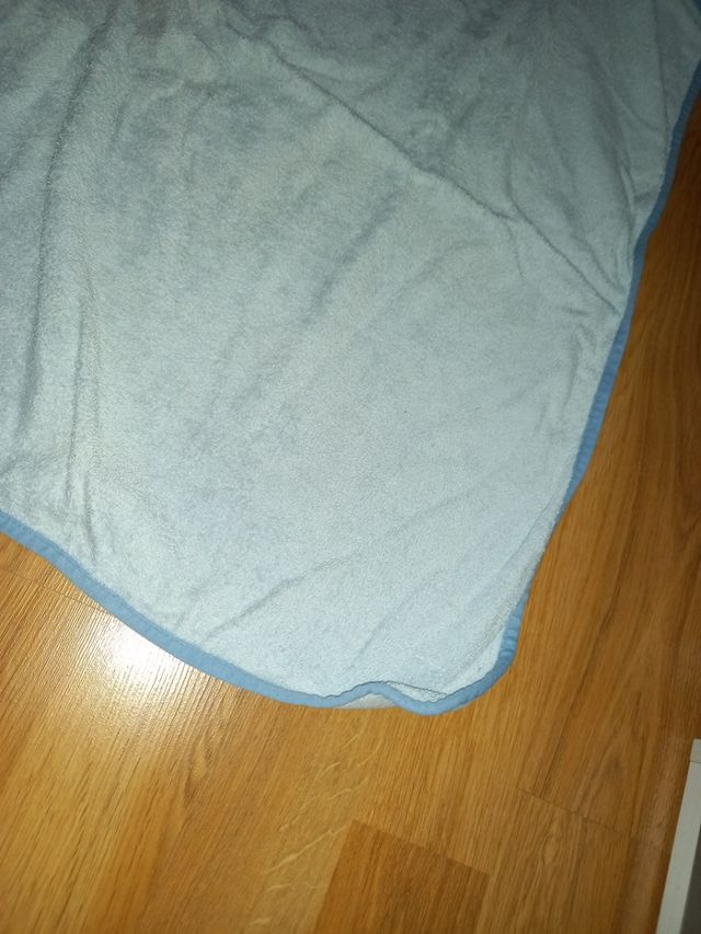 capa baño MAYORAL azul grande bebe niño niña baño