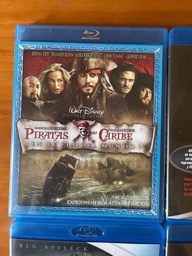 3 películas en BLU RAY