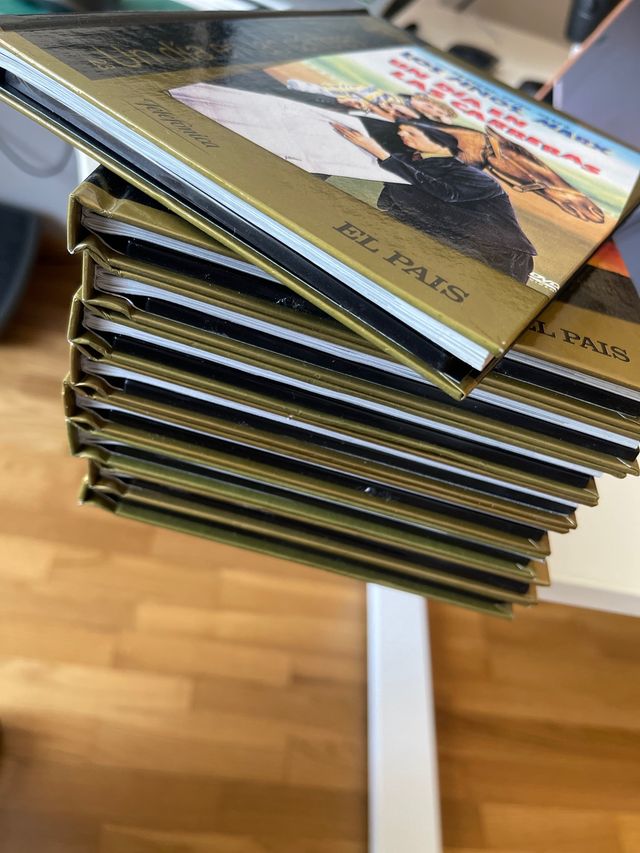 Películas clásicas DVD, libro (precio 9 películas)