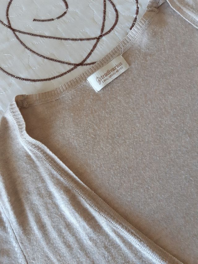 Chaqueta color beige mujer